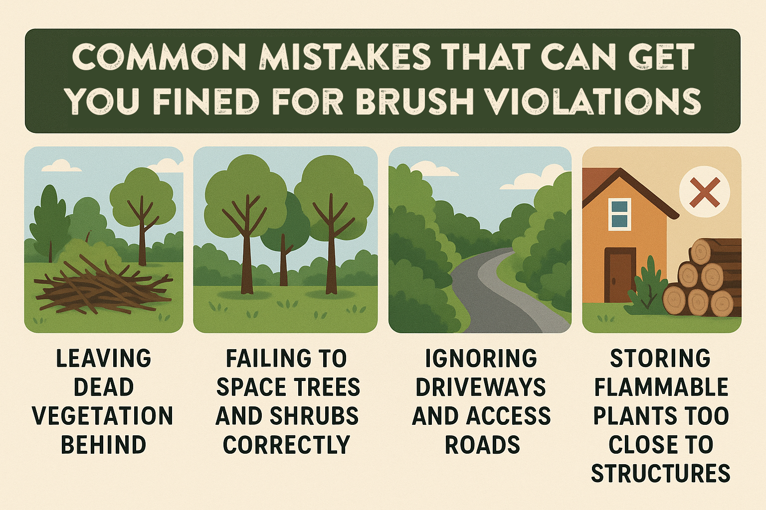 Common Mistakes That Can Get You Fined for Brush Violations