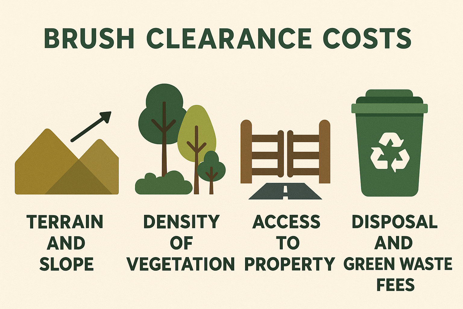 Factors That Affect Brush Clearance Pricing