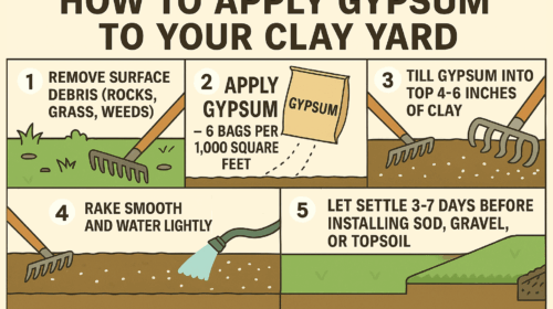 How to Apply Gypsum to Your Clay Yard