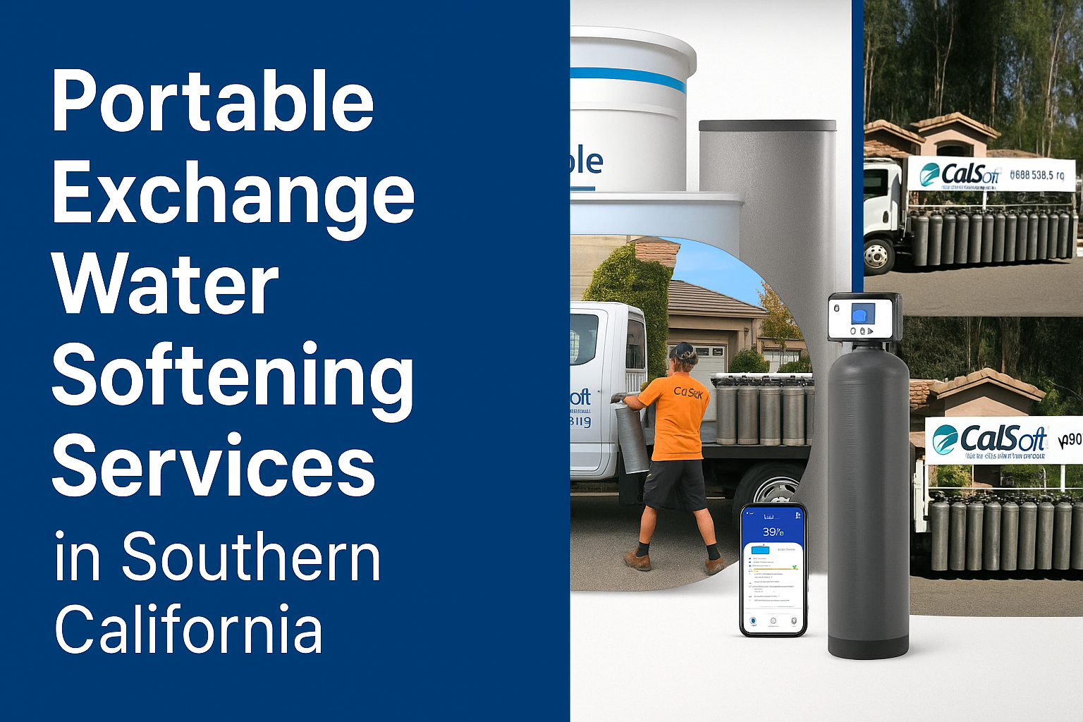Portable Exchange Water Softening Services in Southern California